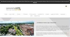 Desktop Screenshot of panoramahotel-schweinfurt.de
