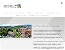 Tablet Screenshot of panoramahotel-schweinfurt.de